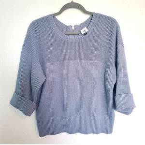 Cabi Fair Play Reversible Knit Sweater 3522 Size Medium